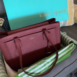 Kate spade burgundy satchel